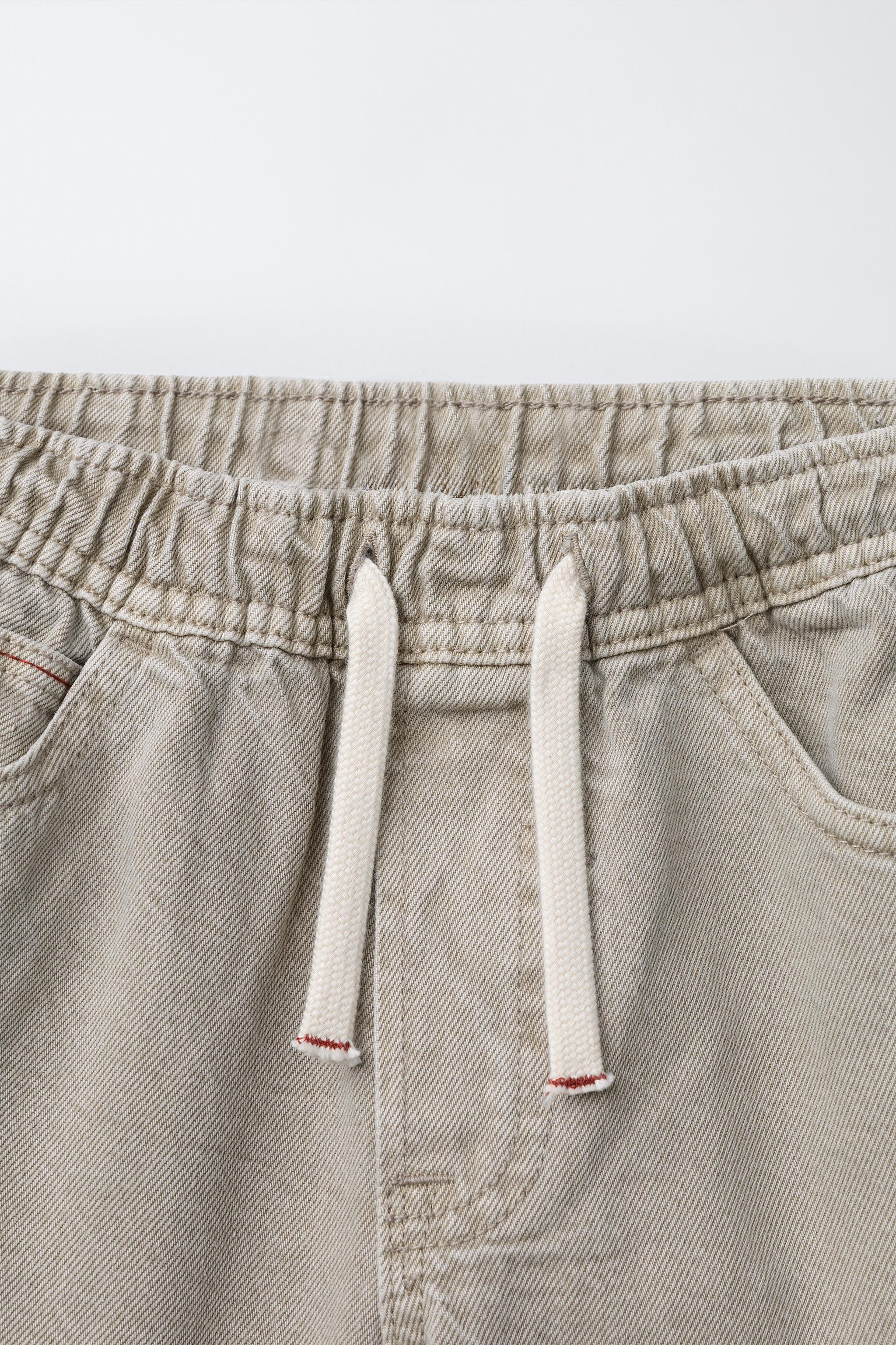 PANTALON BAGGY EN SERGÉ
